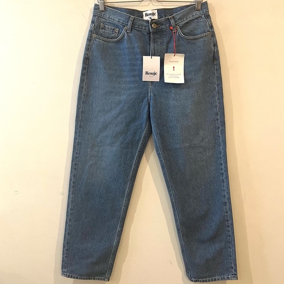 ROUJE Paris Marais Jeans in Indigo Double stone size 32 NEW! New with tags! - Picture 3 of 11